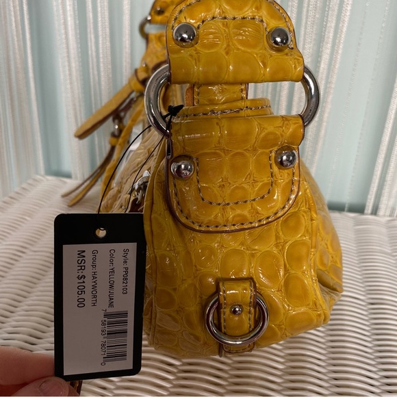Yellow Guess Shoulder Bag NWT - Picture 6 of 17